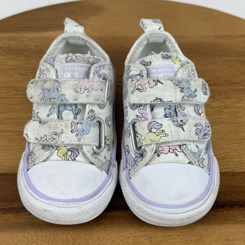 Little Kids Girls Converse Chuck Taylor All Star Easy On Unicorns Shoes Size 5 C